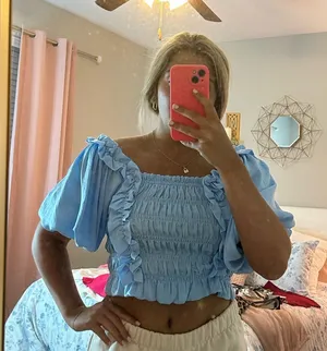 Blue Blouse Size M thumbnail 1