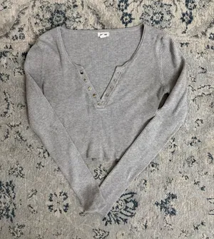 Garage Cropped Ribbed Long Sleeve thumbnail 1