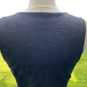 Monteau Black Peplum Textured Sleeveless Top thumbnail 10