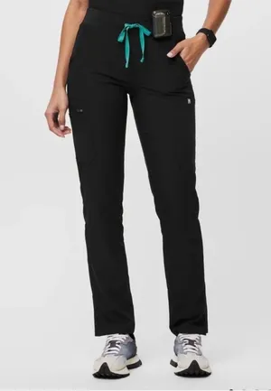 FIGS Yola Free X Lined Scrub Pants Black STYLE W23SW2007T Size Small Tall thumbnail 1