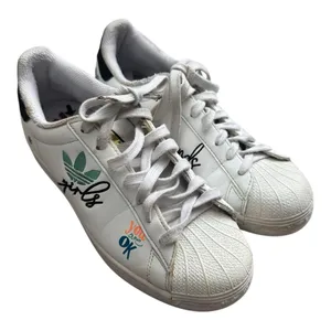 Adidas Superstar Girls‎ Are Awesome Friends Collab Platform Sneakers Womens 7 thumbnail 2