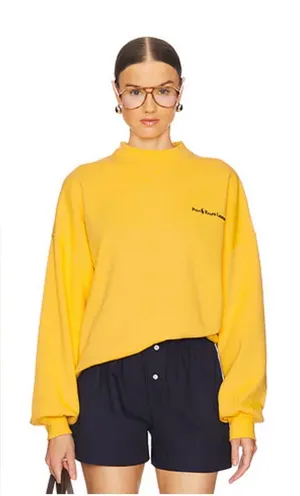 Polo Ralph Lauren Women's Yellow Vintage Fleece Logo, size XS thumbnail 1
