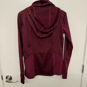Athleta Maroon Hoodie Sweatshirt thumbnail 6