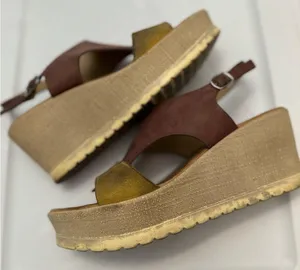 Wedges Made In Spain Tan Size 9 thumbnail 2