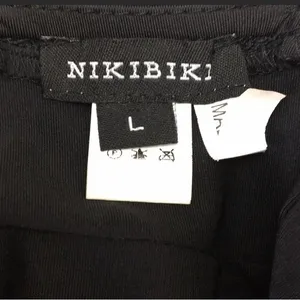 Nikibiki Black Slinky Body Con Bandage Sleeveless Mini Dress L thumbnail 8