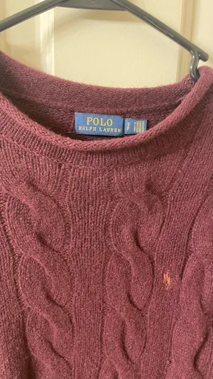 Wool Cable Knit Sweater - Ralph Lauren thumbnail 3