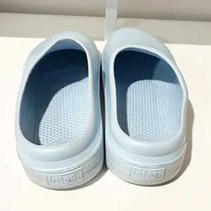 Totes Everywear Iridescent Blue‎ Women's Clog Rubber Size 10 Slip on Mule thumbnail 4