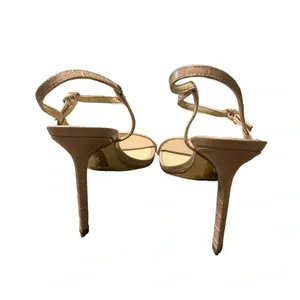 💞 Sam Edelman Doran Heeled Sandals‎ 👠 Blush Pink Strappy Size 9 Elegance ✨ thumbnail 4
