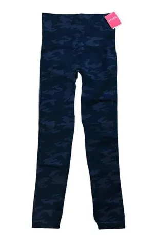 Spanx Leggings Size Medium NWT Black Camo Compression Seamless Look at Me Now thumbnail 3