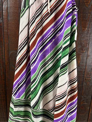 BAR III Multi Color Sleeveless Asymmetrical Midi Dress NWT XS thumbnail 5
