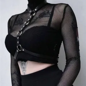 Oring O Ring Harness Belt New Black thumbnail 4
