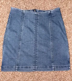 Free People Denim Skirt thumbnail 1