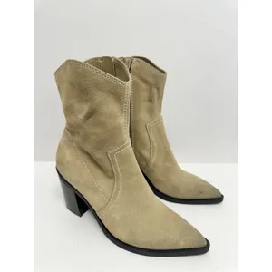 BP. Surina Western Boot in Tan Smoke Size‎ 5.5 Leather Block Heel Pointed Toe thumbnail 5