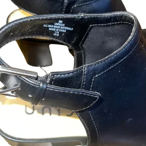 UNISA Open Toe Heel Shoes Shootie Size 9 Chunky Heel Western Peeptoe thumbnail 4