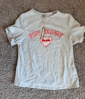 NWT Skims x New Jersey limited edition cotton jersey t shirt size xl thumbnail 1