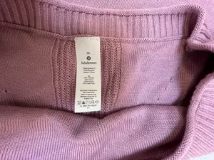 Lululemon Be At Ease Poncho Cashmere Blend Pink thumbnail 13