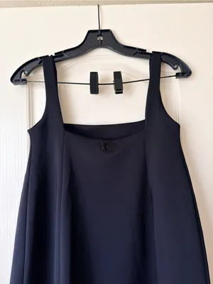 The Park Andy Mini Dress Square Neck Noir Dark Navy Small thumbnail 5