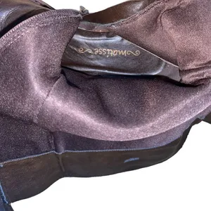 Matisse Rochelle Leather Riding Boots Buckle Detail Brown Equestrian Sz 6 thumbnail 12