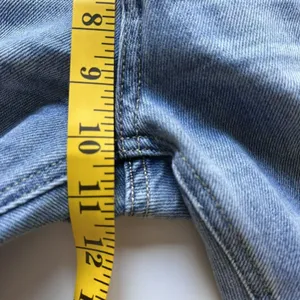 Kancan Jeans Womens 5/26 Light Wash Mid Rise Distressed Destroyed Tapered Denim thumbnail 11