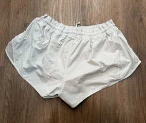 Lululemon Speed Up Low-Rise Lined Shorts 2.5" Light Blue Herringbone Size 14 REG thumbnail 1