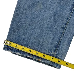 Aeropostale Denim Blue Jeans Mens Size 32/32 Slim Straight Distressed Inseam 30” thumbnail 11