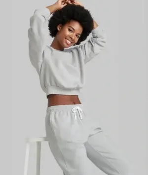 Wild Fable Women's Plus Size Light Gray Sweatshirt, 2X - New! thumbnail 4