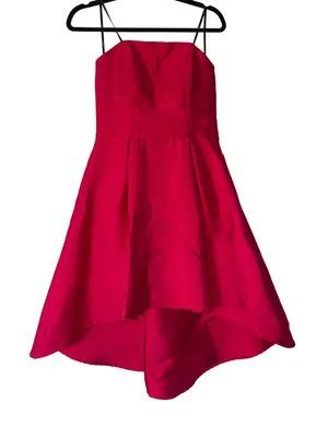 Xtraordinary hot‎ pink High Low Fit and Flare Formal Dress Size 9 NWT thumbnail 1