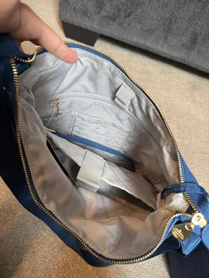 Baggallini Blue Nylon Helsinki Zipper Top Crossbody Bag thumbnail 5