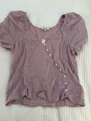 Madewell Plaid Shirt Button Down thumbnail 1