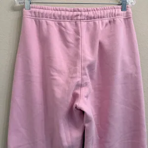 Gap Relaxed Straight-Leg Sweatpants in Pure Pink Fleece Size Small Lounge- NWT thumbnail 11