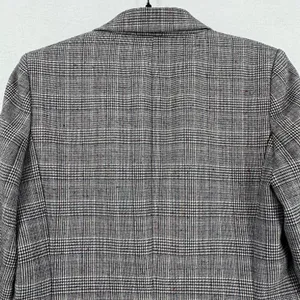 Saylor by Free People Plaid Blazer Women S Glen Check Longline Tailored Jacket thumbnail 2