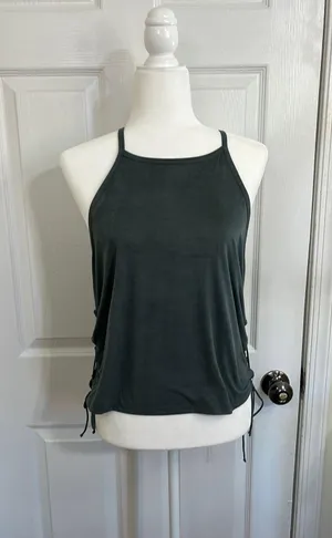 AEO First Essentials Tank With Lace Up, Adjustable Sides thumbnail 1