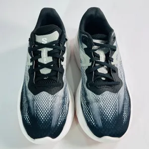 Salomon Aero Glide Black White Grey Women Running‎ Shoes Size 8.5 Road Running thumbnail 2