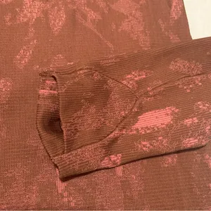 Lululemon size 4 swiftly tech Brown Long Sleeve Women's Top waist length thumbnail 9