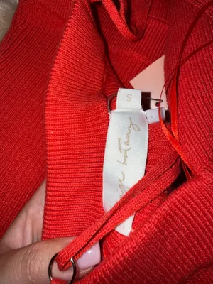 Miss Lola red knit mini dress thumbnail 4
