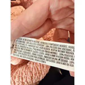 Endless Rose Mini Skirt Women Size M Pink Smocked‎ Lace Ruffle Pom Pom Trim thumbnail 8