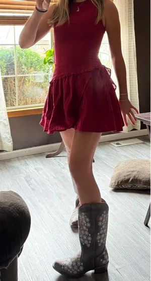 Princess Polly Red Dress Mini thumbnail 4