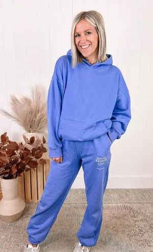 Sunday Sleeping Club Sweat Set Blue thumbnail 2