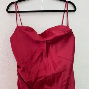 HOUSE OF CB 'Anja' Wine Satin Corset‎ Midi Dress NWOT size XL thumbnail 6