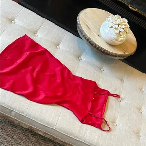 Intimately Free People Red Mini Slip Dress Size XXS thumbnail 8
