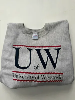 Champion vintage university of wisconsin sweatshirt thumbnail 4