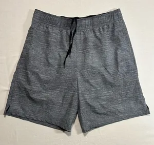 Zeros Flex Gray Athletic Shorts Medium drawstring elastic pockets running sport thumbnail 1