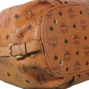 MCM Aren Hobo in Visetos Coated Canvas - Cognac thumbnail 6