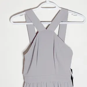 Lulus Air of Romance grey maxi dress size XS thumbnail 7