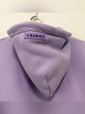 COMFRT Pastel collection Zip Hoodie size 2X lavender thumbnail 8