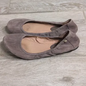 ANTONIO MELANI Brown Leather Prima Ballet Flats thumbnail 4