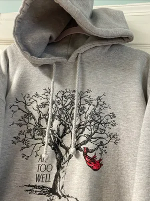 Taylor Swift All Too Well Pullover Hoodie Size 3XL Gray. Red Album. thumbnail 6