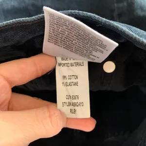 28 Riley High Rise Straight Crop Jeans Unseen Dark Wash Indigo Blue thumbnail 8