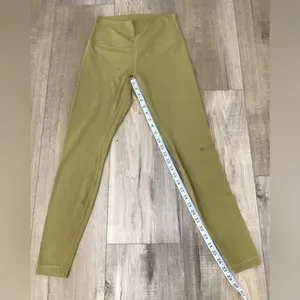 Lululemon‎ Leggings Yellow High Rise Yoga Align size 8 thumbnail 3