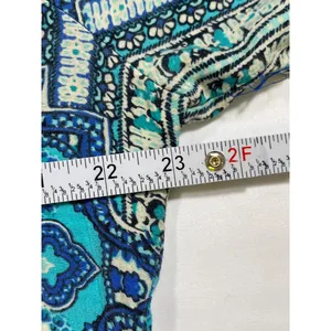 Kim Rogers SKU 7729 Womens Blue and Green Paisley Blouse Size XL thumbnail 4